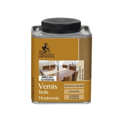 VERNIS BOIS BRILLANT 250ML CHENE MOYEN   - Les anciens ébénistes