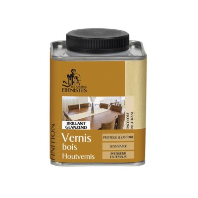 VERNIS BOIS BRILLANT 250ML INCOLORE   - Les anciens ébénistes