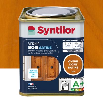Vernis bois  chêne doré satiné Syntilor 0.25 L
