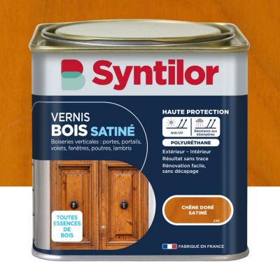 Vernis bois chêne doré satiné Syntilor  0.5 L