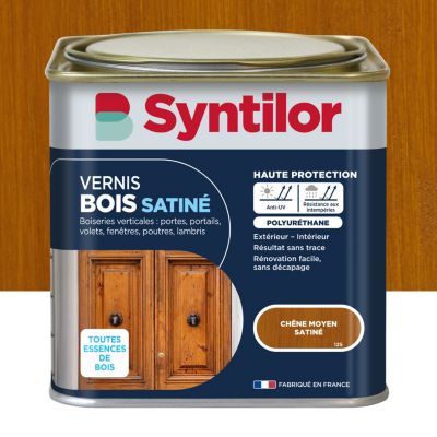 Vernis bois chêne moyen satiné Syntilor 0.5 L