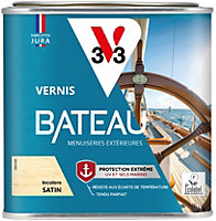 Vernis bois extérieur bateau V33 incolore satin 500ml