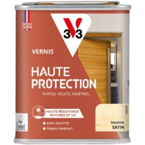 Vernis bois extérieur haute protection V33 incolore satin 250ml