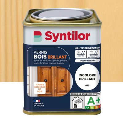 Vernis bois  incolore brillant Syntilor 0.25 L