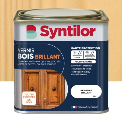 Vernis bois incolore brillant Syntilor 0.5 L