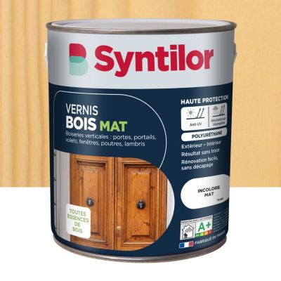 Vernis bois incolore mat Syntilor 2.5L