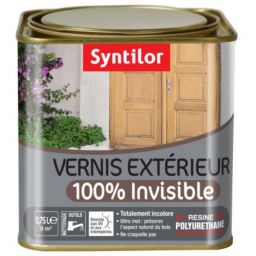 Vernis bois intérieur/extérieur Syntilor 100% invisible incolore mat 0,75L