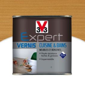 Vernis cuisine et bains V33 Expert chêne doré satin 0,5L