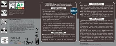 Vernis cuisine et bains V33 Expert incolore mat 0,5L