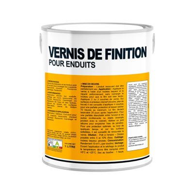 Vernis de finition pour enduit Recouvre Carrelage, protection contre les taches et les projections d'eau, finition satinée-1-