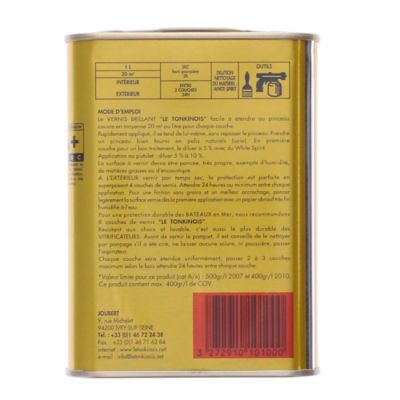 Vernis marin anticorrosion imperméable 1L LE TONKINOIS bois parquet