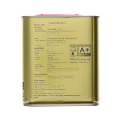 Vernis extérieur anti-corrosion imperméable Le Tonkinois incolore 2,5L