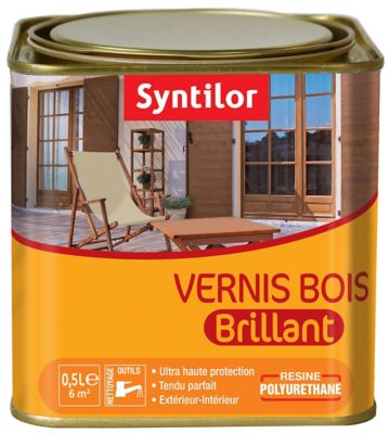 Vernis extérieur BSC Ton chêne moyen Brillant Syntilor - 0.5 L