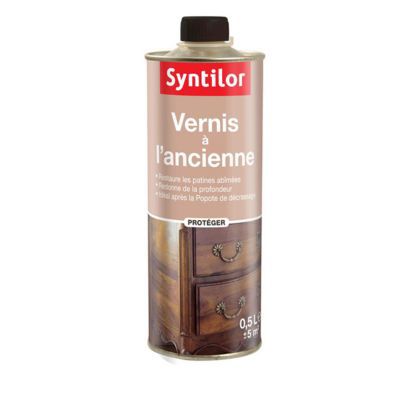 vernis a l ancienne incolore 0 5l syntilor castorama