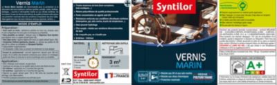 Vernis marin bois incolore satiné 0,25L Syntilor
