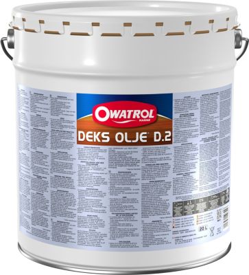 Vernis marine souple Brillant Owatrol DEKS OLJE D.2 Incolore 20 litres