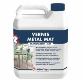 Vernis Metal Mat - Metaltop - Incolore - Pot 5L