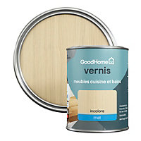 Vernis meubles cuisine et bains GoodHome incolore mat 250 ml