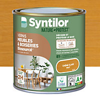 Vernis meubles et boiseries Biosourcé Nature Protect Syntilor chêne clair mat 0,5L