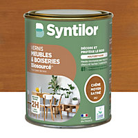 Vernis meubles et boiseries Biosourcé Nature Protect Syntilor chêne moyen satiné 0,25L