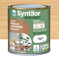 Vernis meubles et boiseries Biosourcé Nature Protect Syntilor incolore mat 0,5L