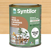 Vernis meubles et boiseries Biosourcé Nature Protect Syntilor incolore satiné 0,25L