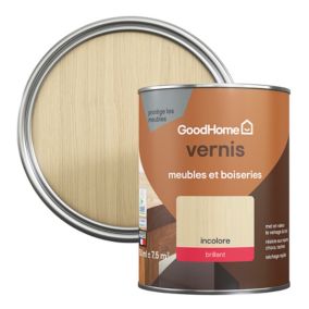 Vernis meubles et boiseries GoodHome semi-brillante incolore 750 ml
