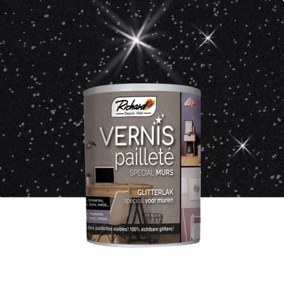 Vernis Pailleté Anthracite Richard 1 L