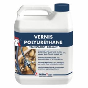 Vernis Polyurethane - Metaltop - Incolore - Pot 1L