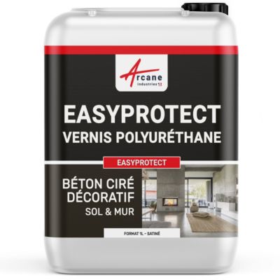 VERNIS PU BETON CIRE SOLS - EASYPROTECT  - 10 m² - ARCANE INDUSTRIES