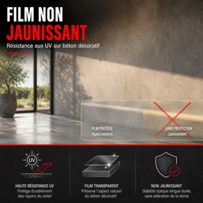 VERNIS PU BETON CIRE SOLS - EASYPROTECT  - 25 m² - ARCANE INDUSTRIES