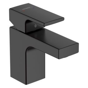 Vernis Shape Mitigeur de lavabo 70 sans tirette ni vidage noir mat 71567670 Hansgrohe