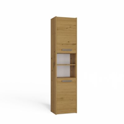 VERONA - Armoire colonne de salle de bain - 170x40x30 cm - CHÊNE ARTISAN