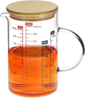 Verre Doseur Résistant à la Chaleur en Borosilicate