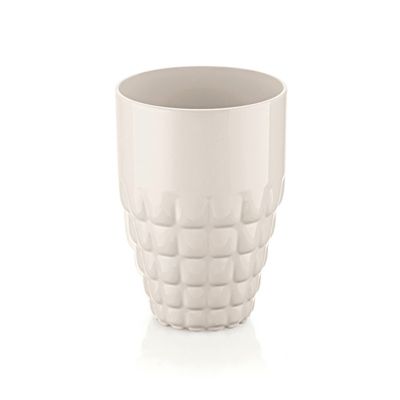 Verre haut blanc Tiffany 9x13cm