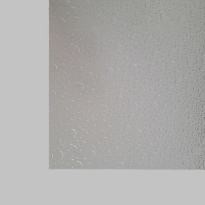 Verre synthétique à motif perle d'eau 1x0.5m Ep2.5mm