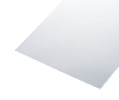 Verre synthétique clair lisse Styroglass 200 x 100 cmm ép. 2,5 mm