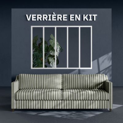 Verrière 5 Carreaux - En Kit - Blanc