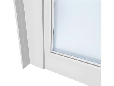 Verrière atelier en aluminium thermolaqué blanc 60 x 105 cm- BAYVIEW