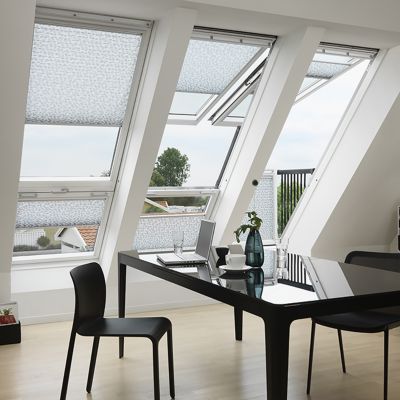 Verrière balcon Velux GDL Triple vitrage blanc PK19 94 x h.252 cm