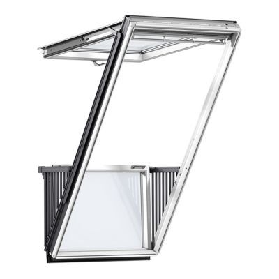 Verrière balcon Velux GDL Triple vitrage blanc PK19 94 x h.252 cm