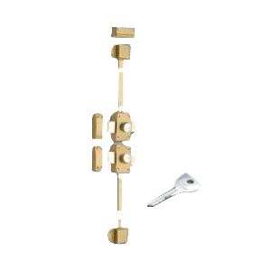Verrou 4 points à bouton Bricard ø26 mm gauche