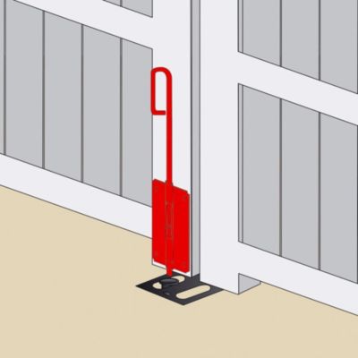Verrou baïonnette ø12 mm L. 200 mm acier noir Afbat