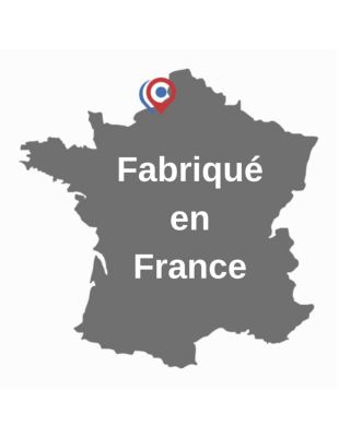 Verrou à bouton Trafic 6 pour porte d'entrée, cylindre 45mm, acier, 4 clés, époxy or - THIRARD