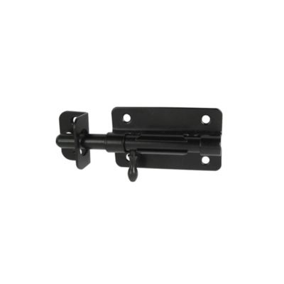 Verrou de box acier D.16 mm en finition noire