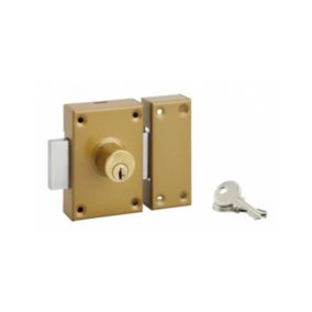 Verrou à double entrée, cylindre diamètre 25 x 40 mm, 3 clés - SP