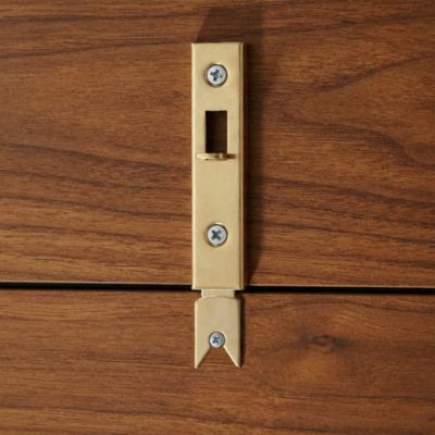 Verrou Ancien En Fer Forgé - XIXe - Pour Placard, Bas De Porte Ou Alcôve