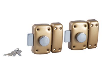 Verrou éco bouton 45mm (x2) même clé