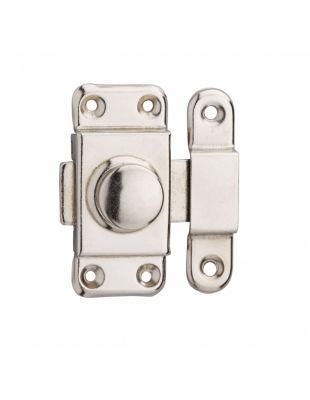 Verrou pour porte d'ameublement, 25mm, acier zingué - THIRARD