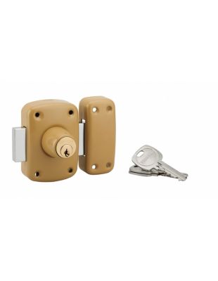 Verrou simple entrée Corvette pour porte intérieure, acier, 3 clés ...
